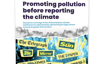 Climate reporting deluged by high carbon adverts